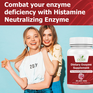 Capsule di Enzima Neutralizzante dell'Histamina con Vitamina C, Integratore di Catalasi per la Salute Digestiva degli Adulti - Product Image 3