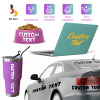 Pegatina con Logotipo Personalizado, Vinilo con Letras, Calcomanía para Automóvil, Negocio, Barco, Camión, Puerta, Remolque, Fiesta