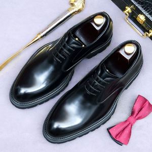 รองเท้าสไตล์อังกฤษคุณภาพสูง โรแมนติก ย้อนยุค ระบายอากาศได้ดี น้ำหนักเบา กันลื่น ปลายแหลม หนังวัวแท้ชั้นแรก ระดับไฮเอนด์ สวมใส่สบาย - Product Image 5