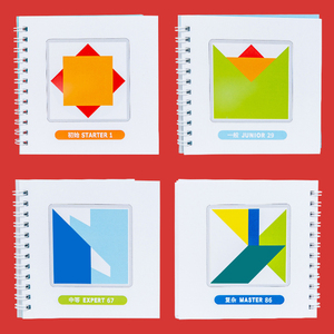 Figura en cascada sombra Tangram Diagrama de sombra espacio lógico pensando entrenamiento temprano y educación intelectual - Product Image 5