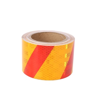 Cinta de seguridad de Poly reflectante elástica prismática a cuadros, marcador de advertencia de peligro personalizado - Product Image 6