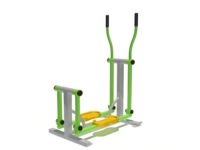 Machine rotative à torsion de tuyaux galvanisés, durable et résistante, pour équipement de fitness extérieur accessible aux fauteuils roulants