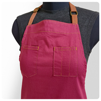 Tablier en toile de coton sans manches avec impression de logo personnalisé, anti-salissure, réutilisable, pour le nail art, vêtements de travail de cuisine, protection pour femme