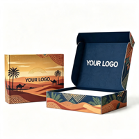 Échantillon Gratuit - Boîte Postale en Carton Ondulé E Flute Pliée sur Mesure, Impression Personnalisée du Logo de la Marque, Emballage en Carton pour Envoi Postal