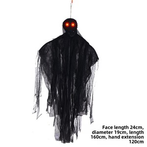 DAMAI Halloween Props Horror Sounding Hanging Ghost Bar Haunted House Escape Room Decoration Hanging Ghost - Product Image 6
