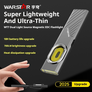 T7 700 Lumen Mini Portable Outdoor Rechargeable <strong>LED</strong> <strong>Torch</strong> <strong>Light</strong> Waterproof Magnetic Grip Work Pocket Flashlight - Product Image 2