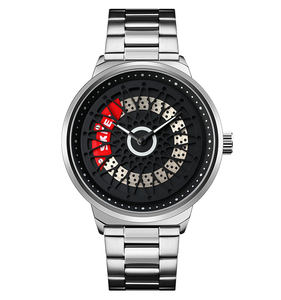 Orologio da Polso Uomo SKMEI 9217 con Design Creativo Cerchione Auto Sportiva Impermeabile 2020 - Product Image 4
