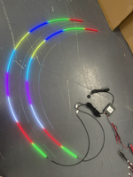 Luz LED RGB Multicolor para Techo Solar de Coche, Luz Ambiental Panorámica para Techo, Kit de Luz Ambiental para Coche