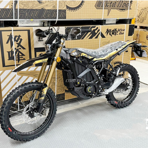 มอเตอร์ไซค์ไฟฟ้า EU In Stock 2026 รุ่นใหม่ ultra 24.5KW Dirt Bike 74V 60Ah มอเตอร์กลาง ความเร็ว 95 กม./ชม. สีดำ ultra - Product Image 1