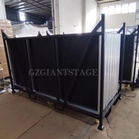 Chariot de scène mobile portable 4 x 8 pieds pour événements extérieurs à vendre