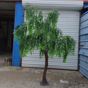 Cinta verde <span class=keywords><strong>sauce</strong></span> llorón árbol artificial patio sala de estar decoración de paisajismo - Product Image 4