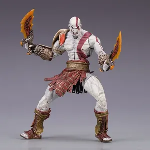 Figura de Acción de PVC de 18 cm de la Serie God <span class=keywords><strong>of</strong></span> <span class=keywords><strong>War</strong></span> Ghost Sparta <span class=keywords><strong>Kratos</strong></span> de Neca, Artículo Coleccionable de Juego, Adorno de Escritorio, Modelo de Juguete, Regalo - Product Image 3