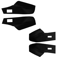 Cache-panneau de porte d'usine, autocollant de garniture pour accoudoir de porte intérieure de voiture pour Volkswagen VW Polo 2011 2012 2013 2014 2015 2016