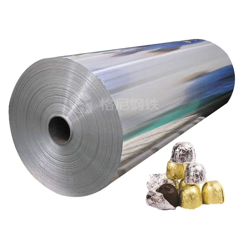 Schokolade Aluminium folie Behälter Rohmaterial 8079 Küche Medizin paket 8011 Bestseller Jumbo Roll Aluminium folie 12 Mic