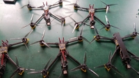 Kits de cadre en fibre de carbone FPV de 7 pouces (295 mm) pour drone de course quadricoptère, épaisseur des bras de 5 mm, accessoire de cadre de drone freestyle