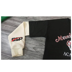 เสื้อยืดแขนยาวผู้ชายผ้าคอตตอน 100% พิมพ์ลายดิจิทัล ทอแบบสองชั้น เนื้อผ้ากันยับ สวมใส่สบาย - Product Image 3