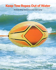 Rope Performance Booster Ball Thickened PVC <b>Inflatable</b> Water Sports Tow Rope High Tensile Strength Safety Valve for Children - Product Image 2