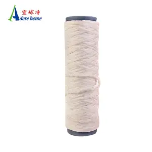 Factory Wholesale Customizable White Microfiber Weaving Mop Yarn For Mop Refill