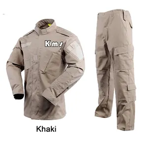 Kms Oem/Odm Ademend Rip-Stop Outdoor Training Camouflage Multicolor Bdu/Acu Jurk Bewaker Kostuum Uniform