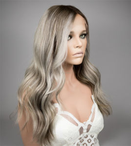 Peluca de <span class=keywords><strong>Cabello</strong></span> Europeo 100% Virgen con Encaje Superior, Color Rubio <span class=keywords><strong>Cenizo</strong></span> Balayage, Peluca con Encaje Frontal de Nudo Único con Forro de Seda para Mujeres con Pérdida de <span class=keywords><strong>Cabello</strong></span> - Product Image 4