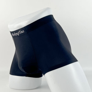 Ehanking <strong>Men's</strong> Luxury Ice Silk Satin Boxer <strong>Briefs</strong> Classic Rise Smooth Cool Solid Breathable Woven Anti-Bacterial Quick Dry - Product Image 3