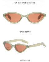 Lunettes de soleil tendance vintage 2026 avec rivets, style rétro, pour hommes, lunettes de soleil de luxe, lunettes de soleil œil de chat classiques pour femmes