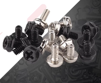 Sekrup Kepala Pan, Sekrup Torx, Grade 4.8, 8.8, 10.9, 12.9, Baja Galvanis, Pelapis Nikel, Baut Flens Kepala Hex DIN6921