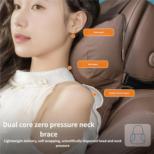 <span class=keywords><strong>Oreiller</strong></span> de tête de siège de voiture adapté à BMW, Mercedes-Benz, <span class=keywords><strong>Audi</strong></span>, <span class=keywords><strong>oreiller</strong></span> de nuque Cadillac Civic Yacht en velours, universel pour tous les véhicules - Product Image 3