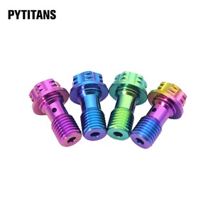 Vis de frein de haute qualité, accessoires de moto, vis en titane Gr5, boulons de moto, boulons de vidange d'huile en titane par PYTITANS - Product Image 4