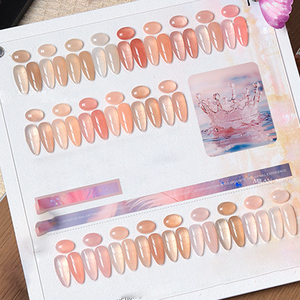 AILANUO diseño original 30 colores flor de cerezo juego de leche de coco muestra hecha a medida productos únicos para el cuidado de las uñas esmalte de uñas en gel - Product Image 3