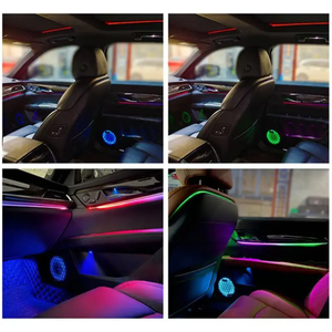 YOBIS 18 en 1 22 en 1 Kit ambiental App Control Auto Deco lámpara acrílico fibra óptica Interior Sinfonía coche LED tira de luz ambiental - Product Image 5