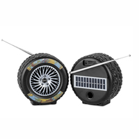 337 Nouvelle Enceinte Stéréo Portable à Chargement Solaire avec Woofer, Radio FM, Super TF/USB/TWS, Bluetooth et Son Puissant