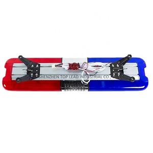 Barra <span class=keywords><strong>de</strong></span> luz giratoria <span class=keywords><strong>de</strong></span> techo halógena/<span class=keywords><strong>LED</strong></span> electrónica <span class=keywords><strong>de</strong></span> emergencia del fabricante azul/rojo/amarillo con altavoz y sirena <span class=keywords><strong>de</strong></span> 150 vatios - Product Image 6