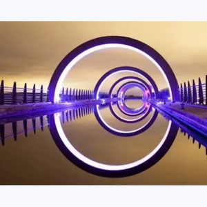 Đèn đường điêu khắc LED thành phố Senzhao, đèn trang trí hình đường hầm thời gian, phát sáng ngoài trời - Product Image 4