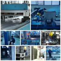 Radiador de Transformador Sumergido en Aceite, Radiador de Aletas Corrugadas de Acero SPCC de 310~520 mm, Refrigeración ONAN para Subestaciones
