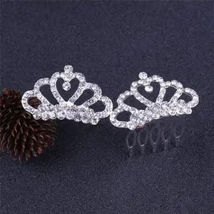 Wholesale New Fashion Cheap Alloy Little Girl Jewelry Simplicity Kids Tiaras Children's Tiaras and Crowns