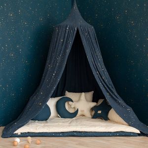 <span class=keywords><strong>Baldacchino</strong></span> per <span class=keywords><strong>lettino</strong></span> per <span class=keywords><strong>lettino</strong></span> per bambini in cotone verde o rosa scuro - Product Image 6