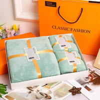 Weiches Geschenkset Verdickte Handtücher 35x75cm Gesichtstuch Korallenvelours Private Label Individualisiert Dropshipping Schnelle Lieferung Sanfte Pflege