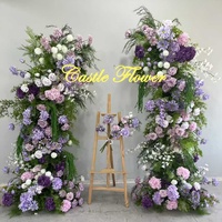 Op maat gemaakte OEM ODM bloemenbogen voor herfstbruiloften, handgemaakte zijden kunstbloemen voor bruiloftdecoratie, evenementen en feestdecoratie