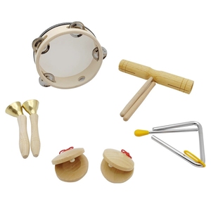 Wholesale Multiple Sizes Orff Percussion Instrument Set Kids Wooden Musical Toys For Kindergarten <b>Music</b> Teaching Aids Kit - Product Image 1