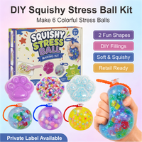 Kit de fabrication de slime et de balles anti-stress DIY en gros, prêt à la vente, approvisionnement en vrac pour distributeurs de jouets, OEM ODM personnalisé, jouet sensoriel