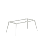 Pieds de table en fonte à montage simple, pieds de table rectangulaires pour bureau, quincaillerie