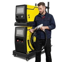 Machine de soudage laser à fibre Relfa 5-en-1 haute précision 2000W à batterie lithium, soudeuse à goujons de type pochette à cellule unique grande taille, garantie 1 an