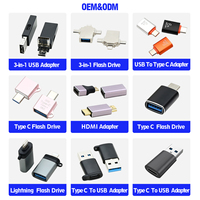 Adaptador de Datos USB 3.0 a Tipo C OTG, Conector Impermeable para Laptop y Teléfono, Portátil, Venta al Por Mayor