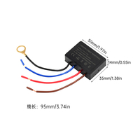 Module de contrôle de variateur de lumière tactile AC110-230V 3A 1A pour lampe de table, interrupteur tactile à 4 niveaux de gradation pour ajuster la luminosité