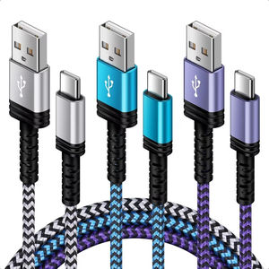 <span class=keywords><strong>Cable</strong></span> cargador USB C de 3/6/10 pies, carga rápida para iPhone 17 <span class=keywords><strong>Android</strong></span> <span class=keywords><strong>Samsung</strong></span> Galaxy Ultra USBC Type-C 10 <span class=keywords><strong>Auto</strong></span> Car Multi Cord - Product Image 1