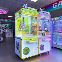 Mini machine à griffes attrape-jeux en peluche pour enfants, modèle NAUGHTY DOG WWJ-YJ3, design pour salon de jeux d'arcade, prix usine, meilleures ventes