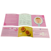 Brochure publicitaire personnalisée en papier couché avec instructions d'impression