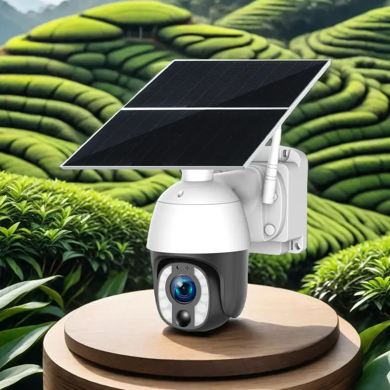 IP visión nocturna tuya HD unidad de energía al aire libre Solar 4K vigilancia interior sistema Wifi inteligente inalámbrico CCTV cámaras de seguridad para el hogar