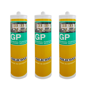 Sellador de silicona acético neutro GP en formato salchicha, <span class=keywords><strong>transparente</strong></span>, de curado rápido, duradero, impermeable y resistente a la intemperie, para vidrio y techos. - Product Image 1